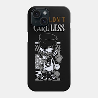 I COULDN'T CARE LESS Phone Case