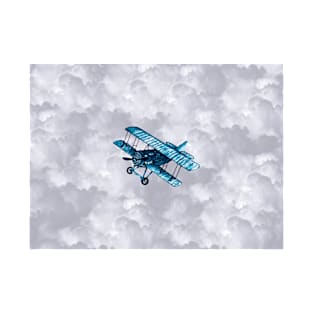 Vintage Airplane in Clouds T-Shirt