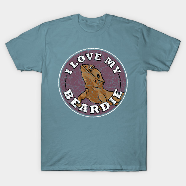 Discover I Love my Bearded Dragon for Lizard Owner - Bearded Dragon Lover - T-Shirt