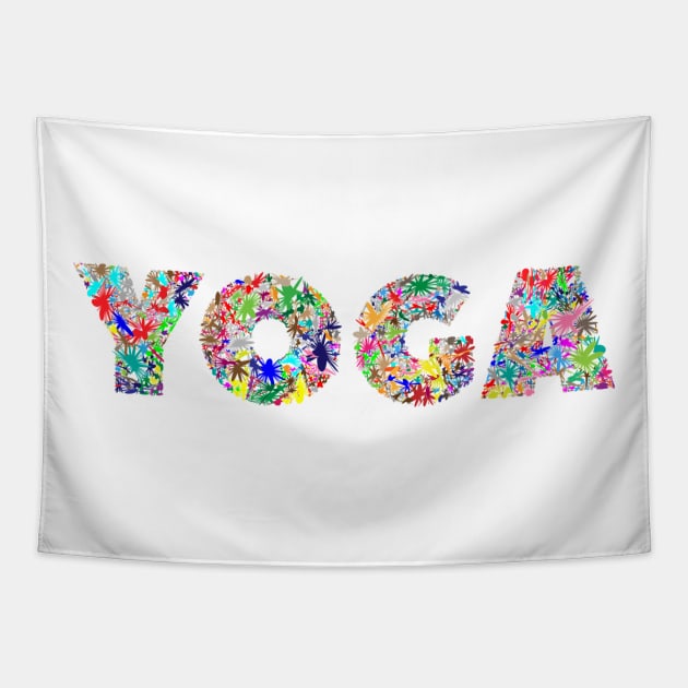 Yoga t-shirt Tapestry by AbromsonStore