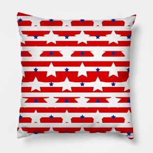 USA Flag Print Pillow
