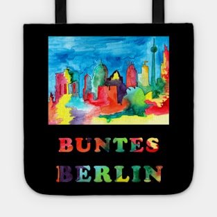 Buntes Berlin - watercolour sketch of Berlin landmarks Tote