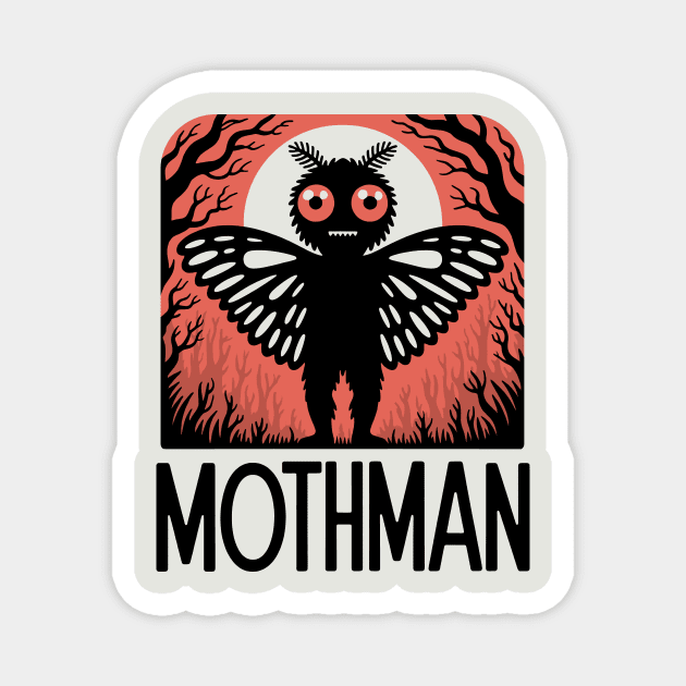 Mothman Magnet by CreativeSage