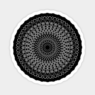 Mandala no 3 (invert) Magnet