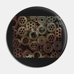 Steampunk Pattern Pin