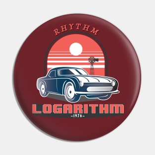 Rhythm Logarithm Route 66 Retro Car Pin