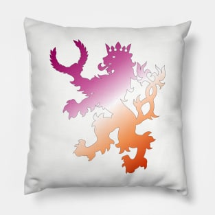 An Tir Pride - Lesbian - Silhouette Pillow