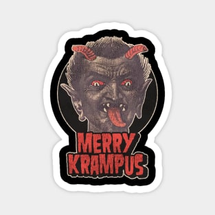 Merry Krampus Magnet