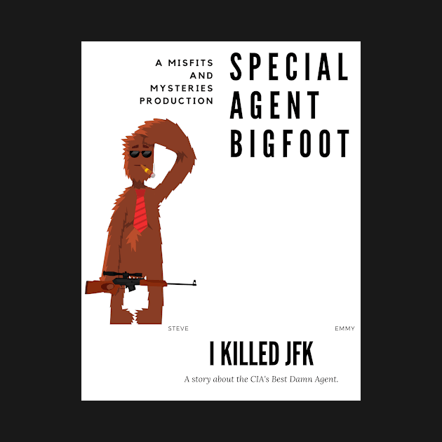 Fake Movie Poster Bigfoot CIA Assassin by Misfits and Mysteries 