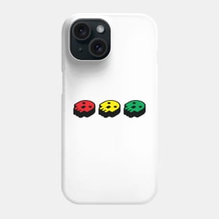 Reggae skull Phone Case