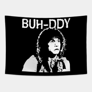 Buuuudddy Men White Stencil Tapestry