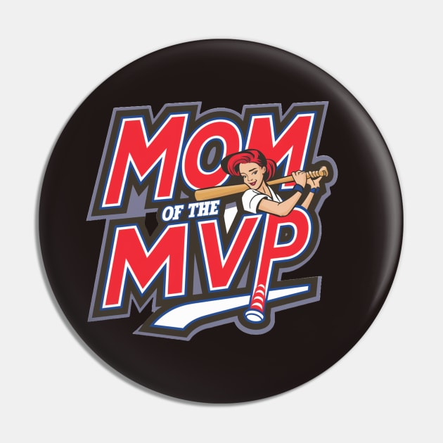Baseball Mom of the MVP Pin by CozyNest