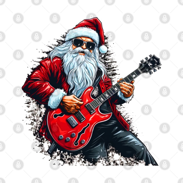 Guitar Santa by MZeeDesigns