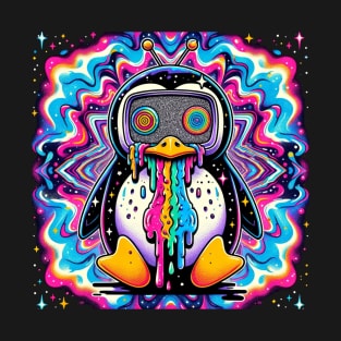 trippy alien penguin T-Shirt