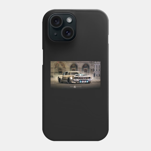 1971 monte carlo Digital design Art print by ASAKDESIGNS. Phone Case by ASAKDESIGNS