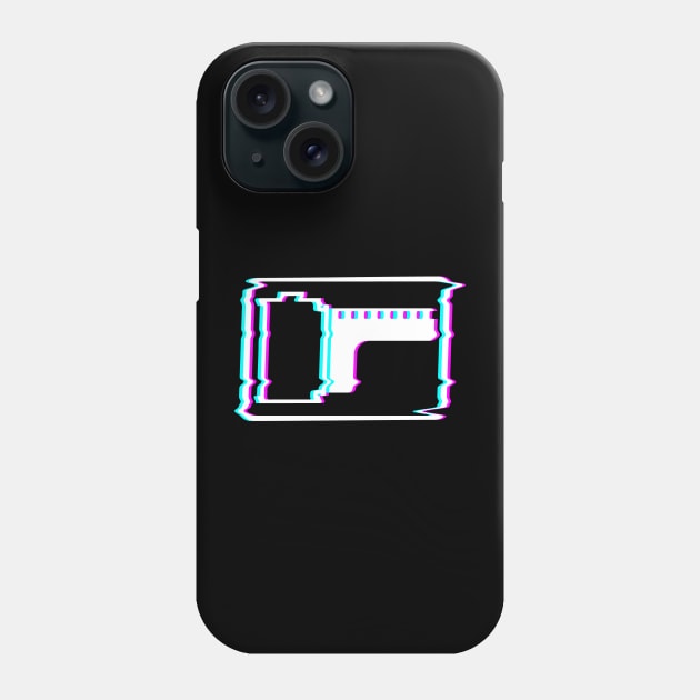 35mm Film Photography Vaporwave Aesthetic Glitch Art Phone Case by Huhnerdieb Apparel