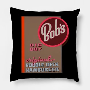 Bob's sign, no background Pillow