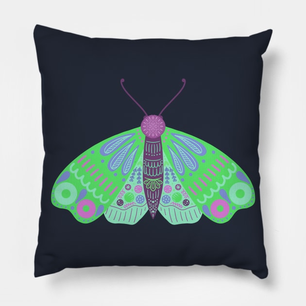 Moth, Zen Pillow by Shine Design Blossom