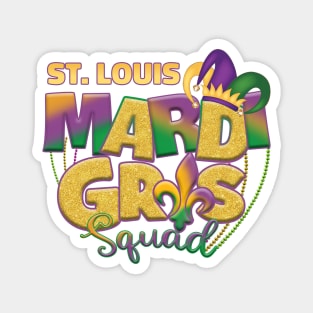 St. Louis Mardi Gras Magnet