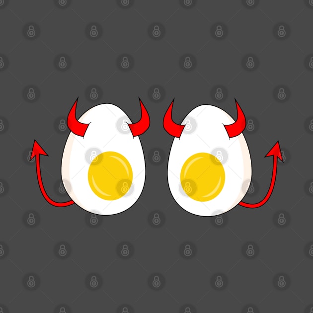 Funny Cartoon Deviled Eggs by skauff