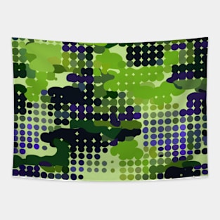 HieroThyme Greenleaf Woodsland camouflage W0001-a Tapestry