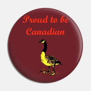 Proud to be Canadian Pin