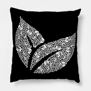 patterned leaves Pillow