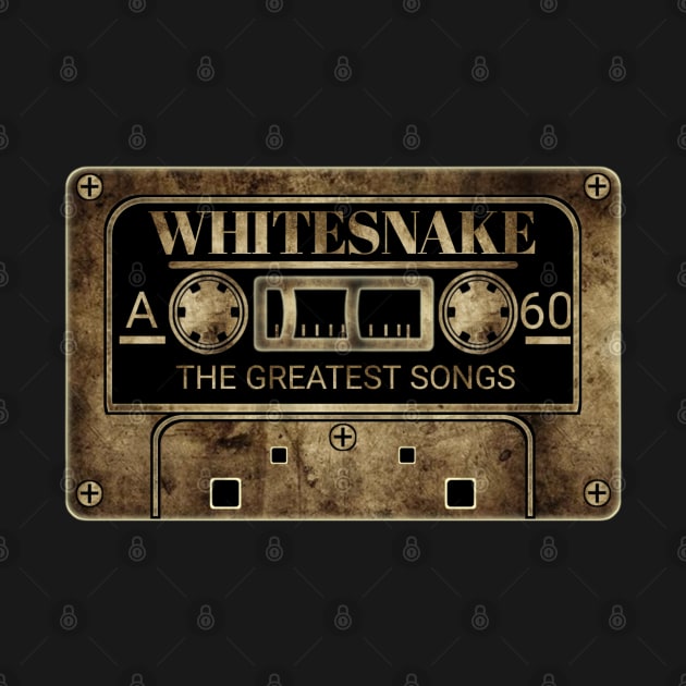 Whitesnake -- vintage cassette design by Smart RNJ STUDIO