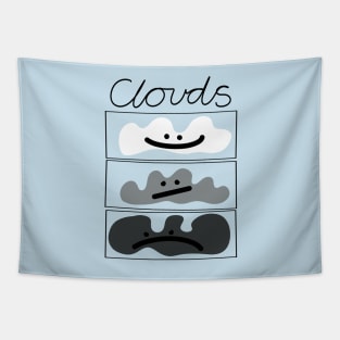 Cloud Types - Faces Tapestry