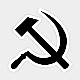 Hammer and Sickle Black Magnet