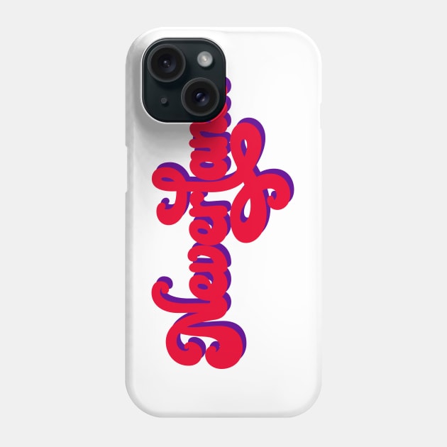 G idle neverland typography Phone Case by Oricca