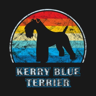 Kerry Blue Terrier Vintage Design Dog T-Shirt