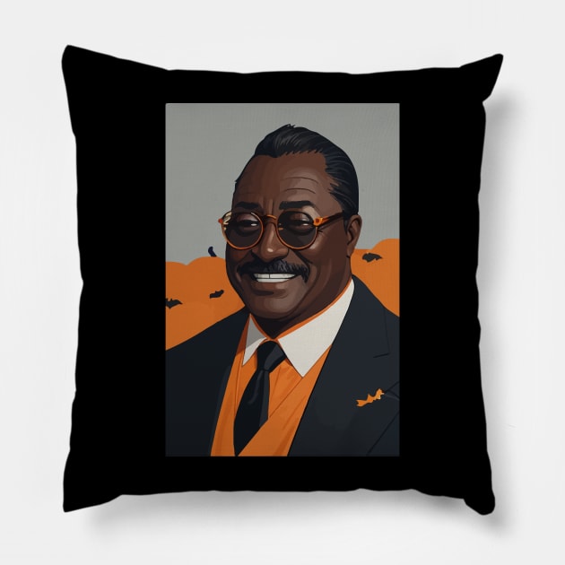 Albert King - halloween Pillow by Moulezitouna