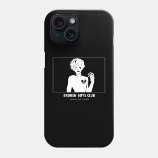 Broken Boys Club - White Phone Case