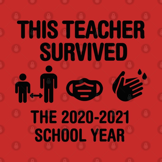 This teacher survived the 2021 school year Corona by LaundryFactory