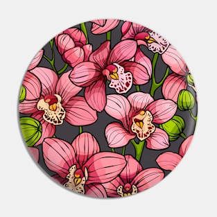 Pink orchids Pin