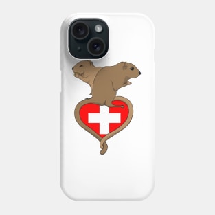 Gerbil Switzerland (dark) Phone Case