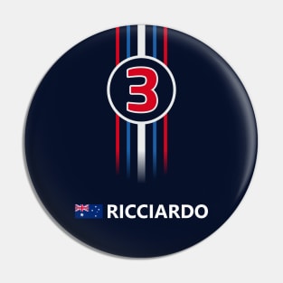 F1 2016 - #3 Ricciardo [classic version] Pin