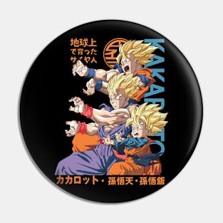 Saiyan Anime Fanart Pin