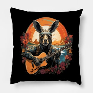 Gemsbok Playing Guitar Pillow