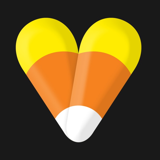 Halloween Candy Corn Heart by cottoncanvas