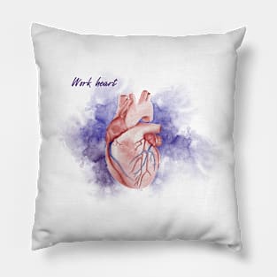 WORK HEART Pillow