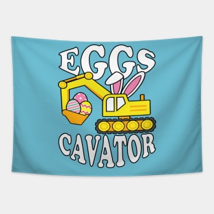 Eggscavator Easter Tapestry