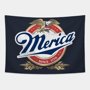 Merica Fourth Of July Tapestry