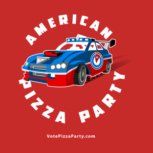 American Pizza Party Driver T-Shirt