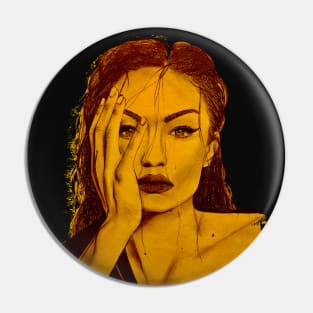 Gigi hadid portrait Pin