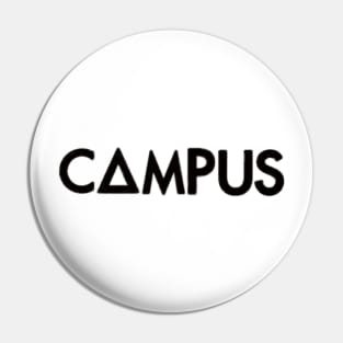 campus  (black) Pin