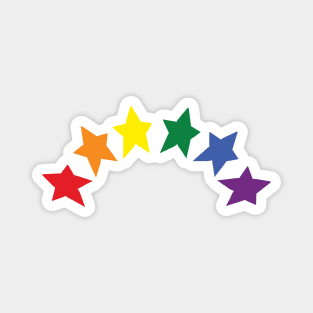 Pride Star Rainbow Magnet