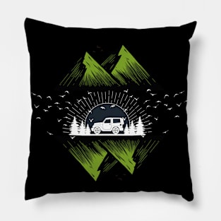 Desire for adventure Pillow