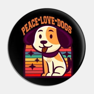 peace love dogs Pin